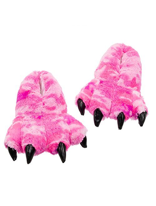 WISHPETS Stuffed Animal Slippers - Soft Plush Toy Slippers for Kids and Adults