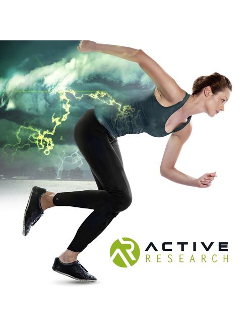 Active Research Women's Compression Pants - Athletic Tights w/Hidden Pocket