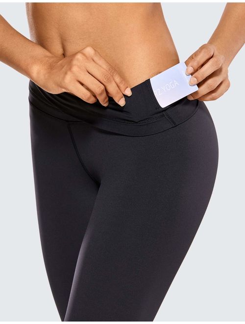 Women Hugged Feeling Compression Leggings 25 Inches - Thick High