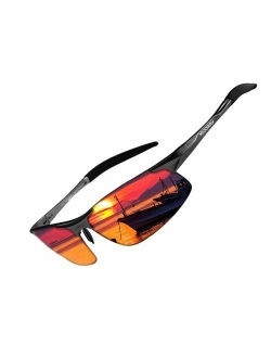 MOORAY Mens Sports Polarized Sunglasses UV Protection Fashion Sunglasses for Men Fishing Driving