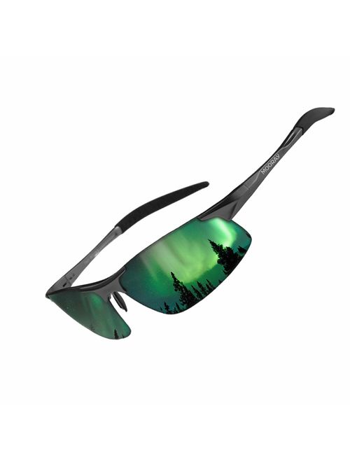 MOORAY Mens Sports Polarized Sunglasses UV Protection Fashion Sunglasses for Men Fishing Driving