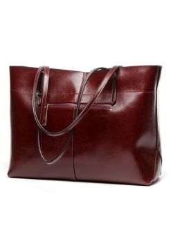 Covelin Women's Handbag Genuine Leather Tote Shoulder Bags Soft Hot