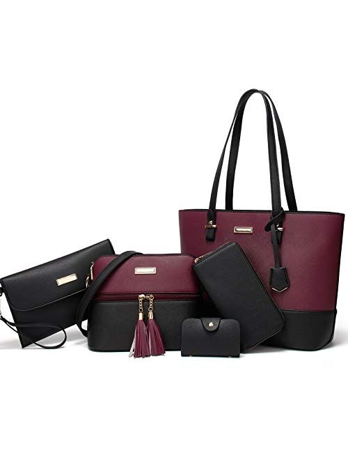 TcIFE Purses and Handbags for Womens Satchel Shoulder Tote Bags Wallets