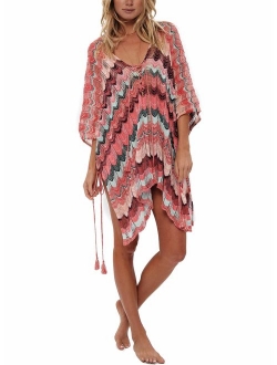 Jeasona Women's Bathing Suit Cover Up for Beach Pool Swimwear Crochet Dress