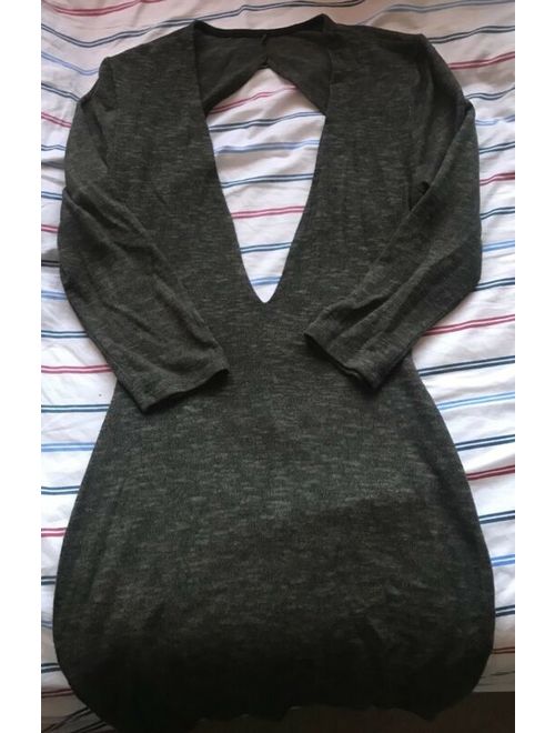 Fashion Nova Someone I Used To Know Dress Mocha Size Medium Kim Kardashian Style