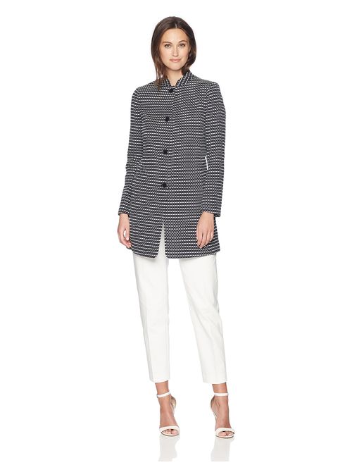 anne klein tweed topper jacket