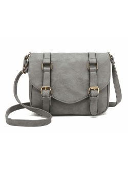 Decorative Front Belt Crossbody Bag H1725