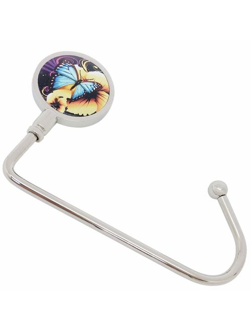 Purse Hook for Table Bar Nature Instant Swivel Top Long Bag Hanger Under Counter Handbags Hooks