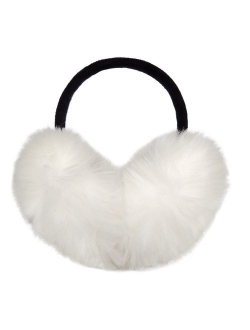 LETHMIK Womens Faux Fur Earmuffs Foldable Big Winter Outdoor Ear Warmers