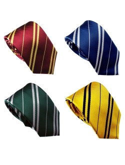 LilMents 4 Pack Pinstriped Formal Necktie Tie Set