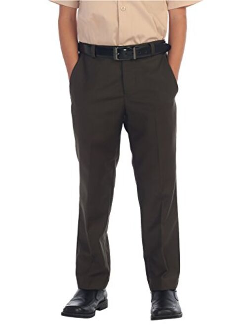 Gioberti Boys Flat Front Dress Pants