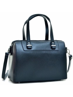 Shiny Patent Faux Leather Handbags Barrel Top Handle Satchel Bag Shoulder Bag for Women