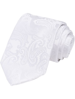 KissTies Mens Necktie Paisley Tie + Gift Box