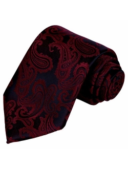 KissTies Mens Necktie Paisley Tie + Gift Box