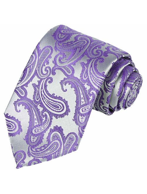 KissTies Mens Necktie Paisley Tie + Gift Box