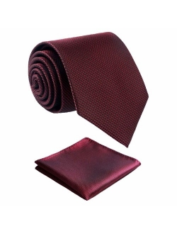 Fortunatever Mens Solid Color Tie,Handmade Neckties With Multiple Colors+Gift Box