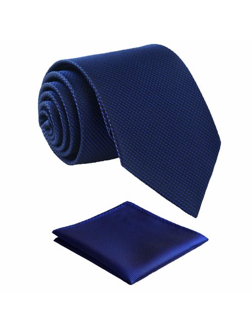 Fortunatever Mens Solid Color Tie,Handmade Neckties With Multiple Colors+Gift Box