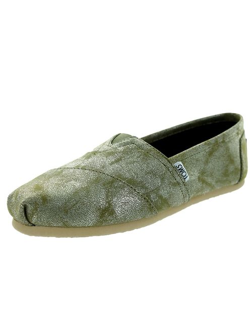 Toms Womens Classic Brass Metallic Casual Shoe 5.5 Women US