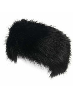 La Carrie Faux Fur Headband with Stretch Women's Winter Earwarmer Earmuff