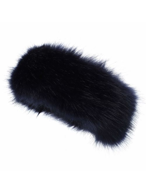 La Carrie Faux Fur Headband with Stretch Women's Winter Earwarmer Earmuff