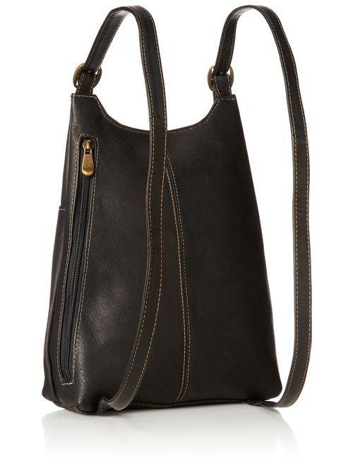 Le Donne Leather Women's Sling BackPack Purse