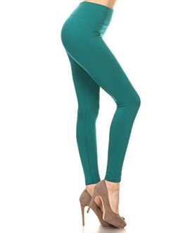 Women's Popular REG/Plus Premium Warm Fleece Lined Leggings Tights Pants