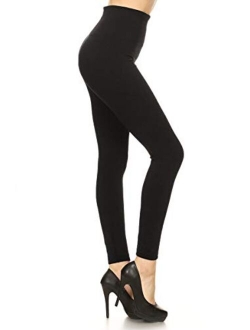 Women's Popular REG/Plus Premium Warm Fleece Lined Leggings Tights Pants