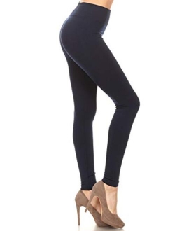 Women's Popular REG/Plus Premium Warm Fleece Lined Leggings Tights Pants