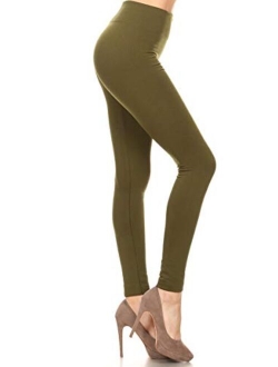 Women's Popular REG/Plus Premium Warm Fleece Lined Leggings Tights Pants