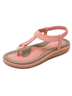 DolphinBanana Bohemian Glitter Summer Flat Sandals Prime Thongs Flip Flop Shoes