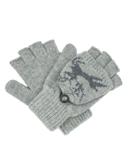 Dahlia Women's Winter Wool Flip Top Gloves