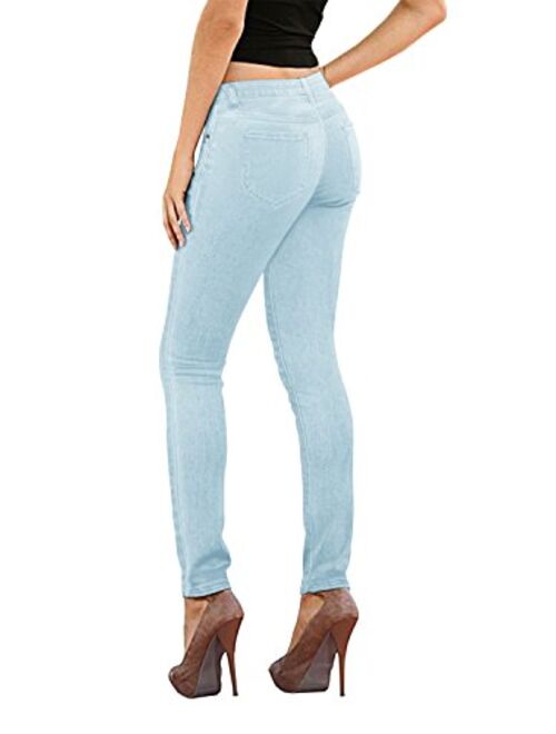 HyBrid & Company Womens Super Stretch Comfy Denim Skinny Jeans