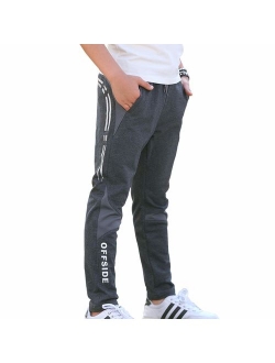 CNMUDONSI Sweatpants for Boys Large Youth Casual Clothing Jogging Pants 8-16