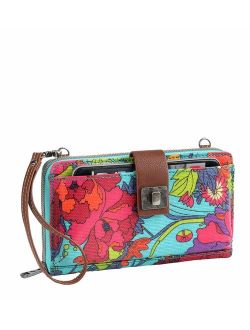 Sakroots Artist Circle Large Smartphone Cross-Body Phone Wallet