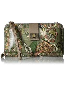 Sakroots Artist Circle Large Smartphone Cross-Body Phone Wallet