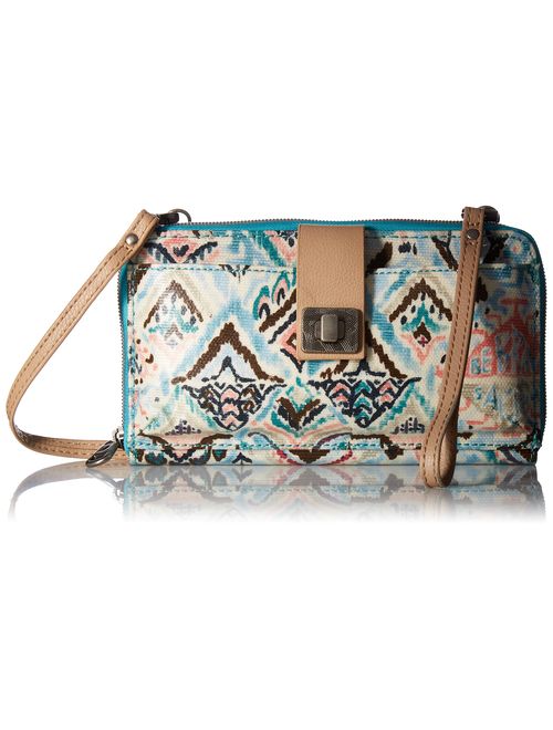 Sakroots Artist Circle Large Smartphone Cross-Body Phone Wallet