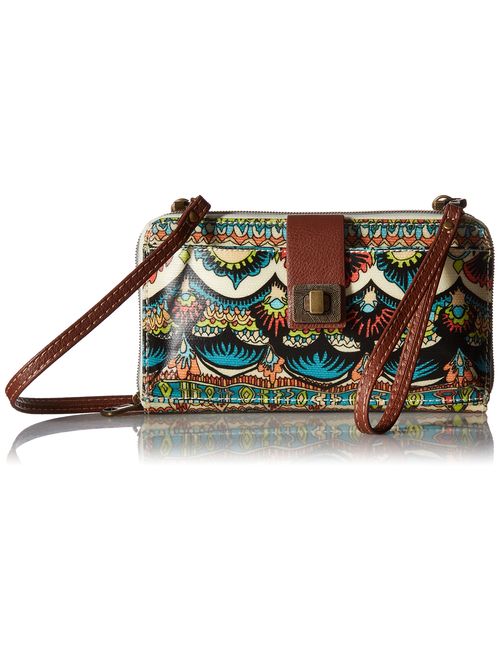 Sakroots Artist Circle Large Smartphone Cross-Body Phone Wallet