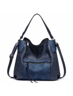 Realer Hobo Large Cross-body / Shoulder Bag with Tassel