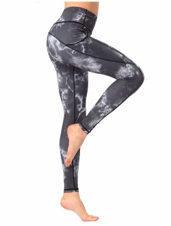 Rocorose Women's Yoga Pants High Waist Tummy Control 4 Way Stretch Moto Leggings