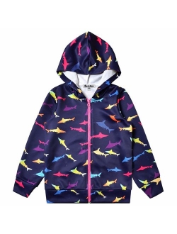 Girls Zip Up Hoodie Jacket Unicorn Sweatshirt with Pockets