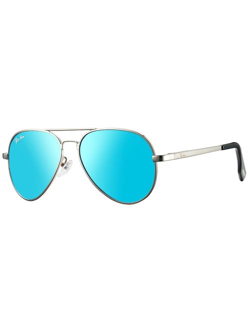 Pro Acme Small Polarized Aviator Sunglasses for Kids and Youth Age 5-18