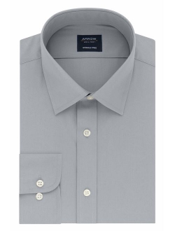 Arrow 1851 Men's Grey Dress Shirt Poplin 