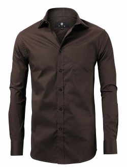 Diig Slim Regular Fit Work Shirt, Dress Shirt XS M 2 XL