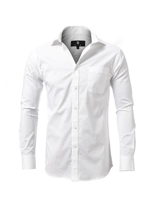 Diig Slim Regular Fit Work Shirt, Dress Shirt XS M 2 XL