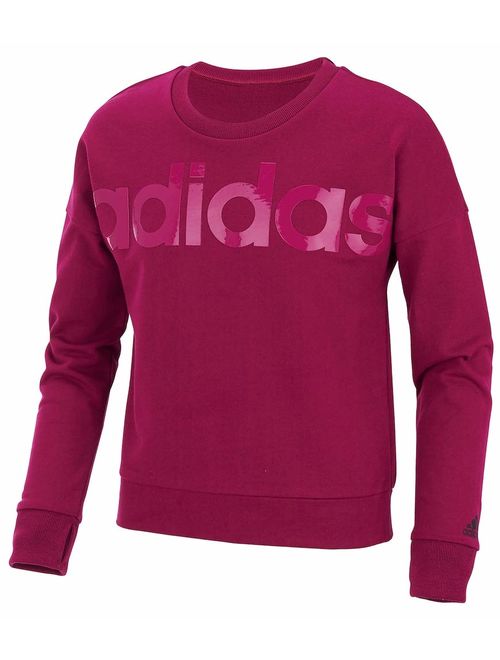 adidas Girls' Pullover Sweatshirt