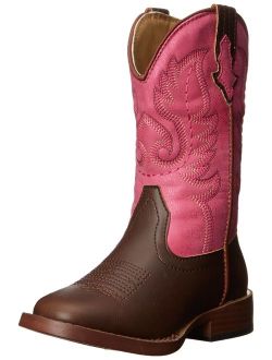 Texsis Square Toe Cowgirl Boot (Toddler/Little Kid)