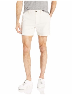 Amazon Brand - Goodthreads Men's 5 Cotton Solid Regular Fit Ziper Fly Short