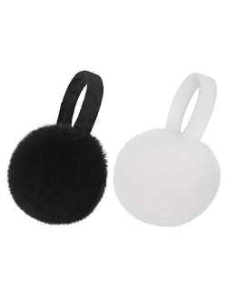 Simplicity Unisex Warm Faux Furry/Fleece Winter Outdoor EarMuffs