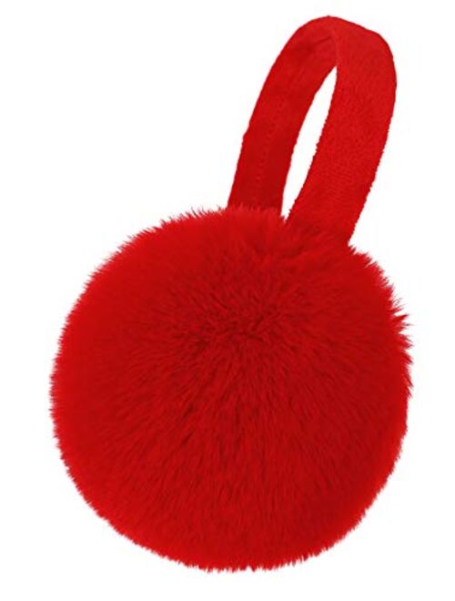 Simplicity Unisex Warm Faux Furry/Fleece Winter Outdoor EarMuffs