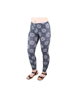 Carnival Women's Full-Length Printed Soft Microfiber Legging